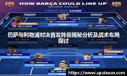 巴萨与利物浦对决首发阵容揭秘分析及战术布局探讨